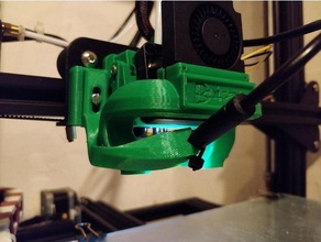 endoscopio montare zanna bullseye cr 10s accessorio creality 3d print model - Mito3D
