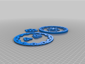 2-4 triangle planetary gears punk 3d print 3d print model - Mito3D