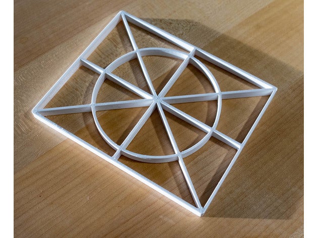 abtropfgitter untersetzer 3D print model - Mito3D