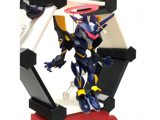 platform nx edge style figure included support evangelion nxedgestyle 3D print model - Mito3D