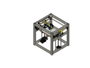 hypercube scaled 3d print model - Mito3D