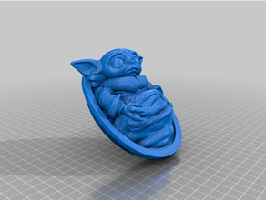Baby Yoda Abs Rosca Reyes 3d print model - Mito3D