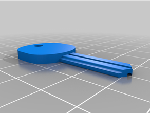 yakima sks control key blank 3d print model - Mito3D