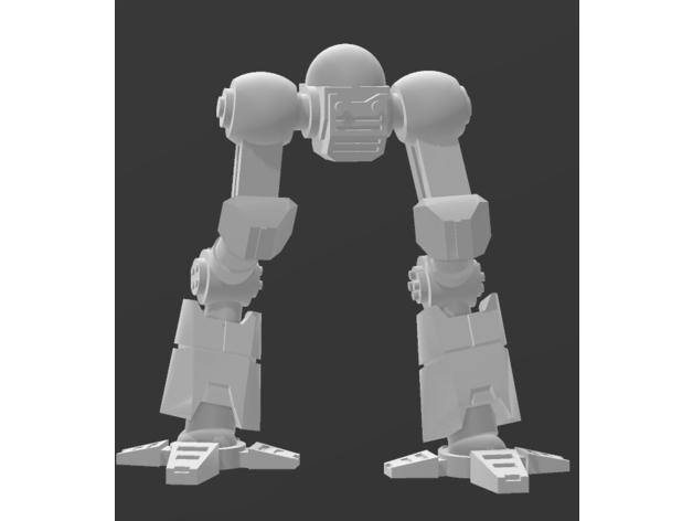 updated lucius cerastus legs knight 30k 40k 8mm adeptus titanicus castigator epic epic40k warhammer 3D print model - Mito3D