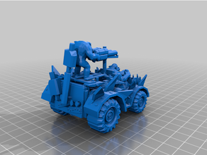 epic ork buggy 8mm collection 3d print model - Mito3D