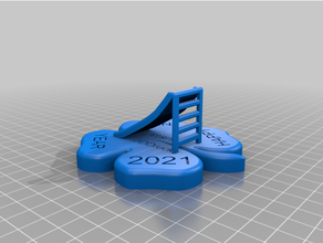silverster happy year 3d print model - Mito3D
