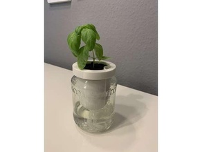 self-watering planter jar 3d print model - Mito3D