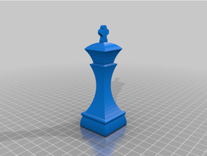 kral Meydan Ajedrez satranç oluşturma yaratıcı tasarım güç fuerza jeu juego rey Kral gücü kuvvetli 3d print model - Mito3D