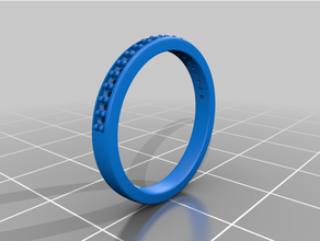 solitaire ring 01 3d print model - Mito3D