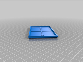 wall plate blank 1-g 1-gang 3d print model - Mito3D