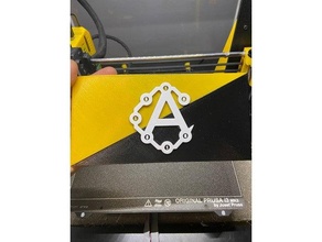 Krypto Anarchie Symbol libertär Technik 3d print model - Mito3D