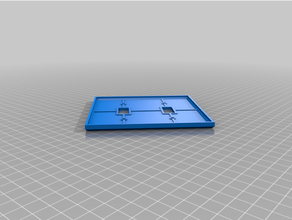 mur assiette basculer 2 gang commutateur 3d print model - Mito3D