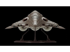 audax lutador estelar scifi nave espacial veículo 3d print model - Mito3D