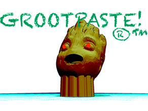 grootpaste colgate cool funny toothpaste 3d print model - Mito3D