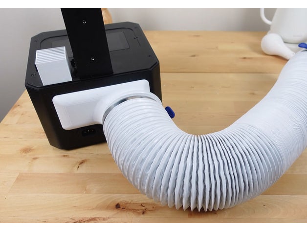 ld002r ventilador conducto 3D print model - Mito3D