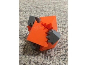 cubo ingranaggi 1 2 rapporto separato parti Ingranaggio viti 3d print model - Mito3D