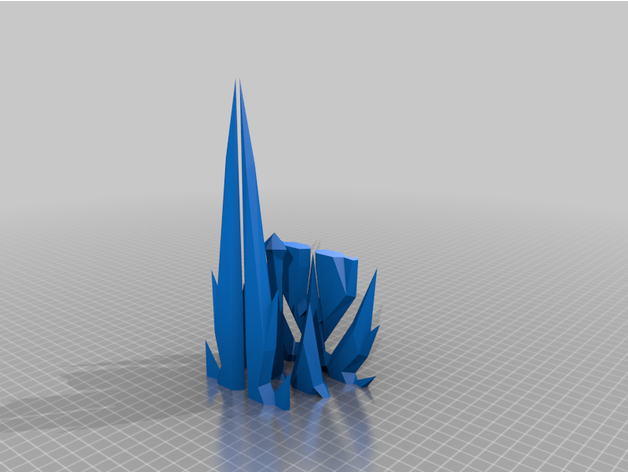 kılıç baş melek 3D print model - Mito3D