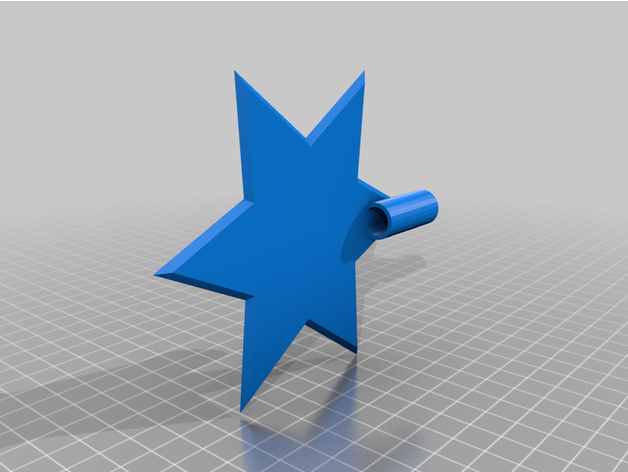 christmas tree star 3D print model - Mito3D