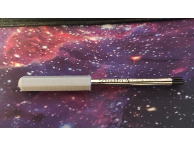 edc pen - cap pencil lead schneider office 708 3D print model - Mito3D