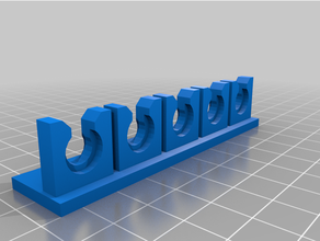 bithalter miniregal titulaire soutien hexbitholder 3d print model - Mito3D