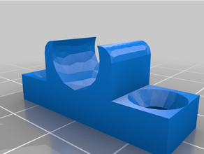 agrafe invisible montage bars 3d print model - Mito3D