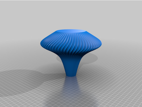 spiral lampshade vase mode lamp lighting spiralized 3d print model - Mito3D