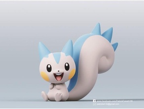 pachirisu pokemon cute 3d print model - Mito3D