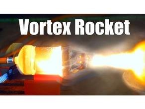 vórtice foguete bocal extrusora motor 3d print model - Mito3D