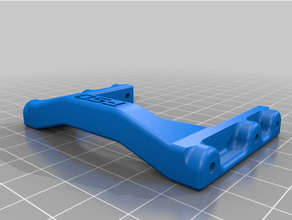 trx4 rear frame brace lcg battery clearance 3d print model - Mito3D