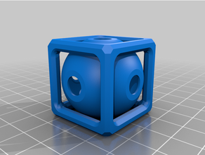 bola oco esfera caixa começo 3d print model - Mito3D