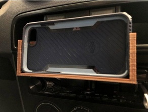 iphone 8 case car cd player holder stand phone 3d print model - Mito3D