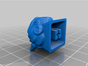 chineselionkawaii chinese keycap lion 3d print model - Mito3D