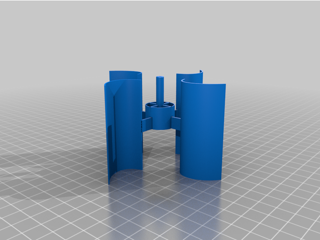 mini vento turbina lâmina 3D print model - Mito3D