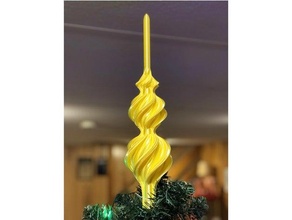 Spiral Weihnachten Baum Topper 3d print model - Mito3D