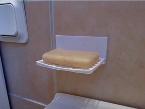 removable soap bar holder washable bathroom sink 3d print model - Mito3D