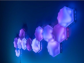 LED Mauer Paneele Tiefziehmaschine Formbox Hexagon sechseckig Licht Streifen Mayku Nanoleaf Aurora Panel 3d print model - Mito3D