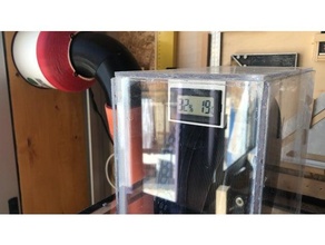 Thermometer Hygrometer Stand hängend Verschmelzung 360 Quelle montieren Halter Unterstützung 3d print model - Mito3D