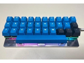 remote keyboard spacebar mount 625u gherkin mechanical 3d print model - Mito3D