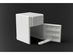 buzdolabı Önemsiz avlu langırt palet Khlschrank Williams 3d print model - Mito3D