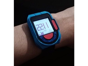 pok tch amazfit bip cover version pokemon watch poketch 3d print model - Mito3D