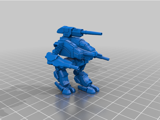 énorme Roche hippopotame 6mm américain mecha Fighttech miniature wargaming 3D print model - Mito3D