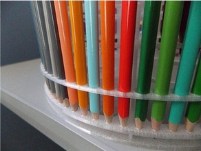 pencil holder 189 pencils pen 3d print model - Mito3D