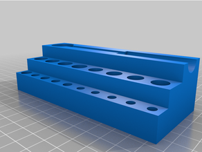 wheeler master roll pin punch organizer 3d print model - Mito3D