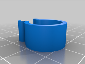 fessura cavo clip gestione 3d print model - Mito3D