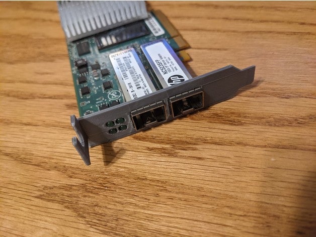 hp nc523sfp 10gb 2 port rede pci expressar sfp 3D print model - Mito3D