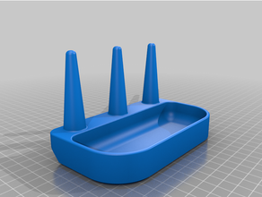 anel suporte joalheria organizador 3d print model - Mito3D