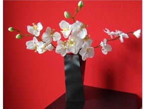 vase tordu cuboïde déco conception salon vivant chambre style 3d print model - Mito3D