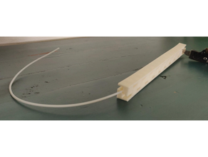 universal filament & ptfe tube straightener wire 3d print model - Mito3D