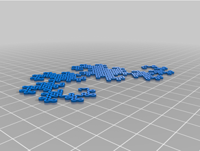 plat dragon courbe fractale math mathématiques vase mode 3d print model - Mito3D