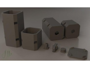 modular toolbox 3d printer creality ender 3 custom support upgrade 3d print model - Mito3D